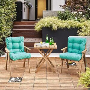 BLISSWALK Outdoor Chair Cushion, Tufted Outdoor Cushion Seat and Back,All Weather Patio Furniture Cushion,40"x20"