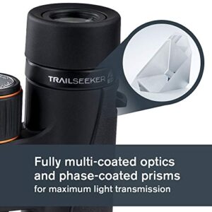 Celestron – TrailSeeker ED 10x42 Binoculars – Compact ED Binocular for Birdwatching and Outdoor Activities – Binocular with ED Objective Lenses – Fully Broadband Multi-coated Optics – BaK4 Roof Prism