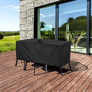 Vickay Patio Furniture Set Cover Waterproof Outdoor Table and Chair Set Covers Heavy Duty Outdoor Furniture Cover 95 x 64 x 39 inch