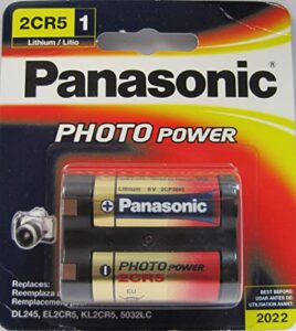panasonic – 2cr5 photo lithium battery retail pack – single