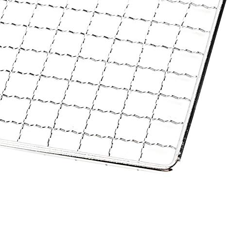 Multipurpose Stainless Steel Baking Wire Mesh Grill Bbq Net Mesh Barbecue Racks Picnic Tool for Family Gatherings, Garden Parties, Picnics