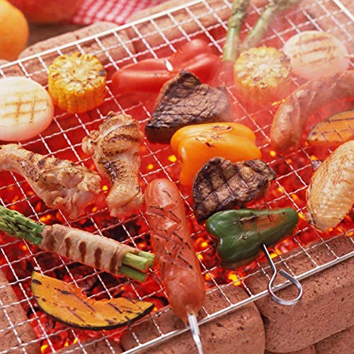 Multipurpose Stainless Steel Baking Wire Mesh Grill Bbq Net Mesh Barbecue Racks Picnic Tool for Family Gatherings, Garden Parties, Picnics