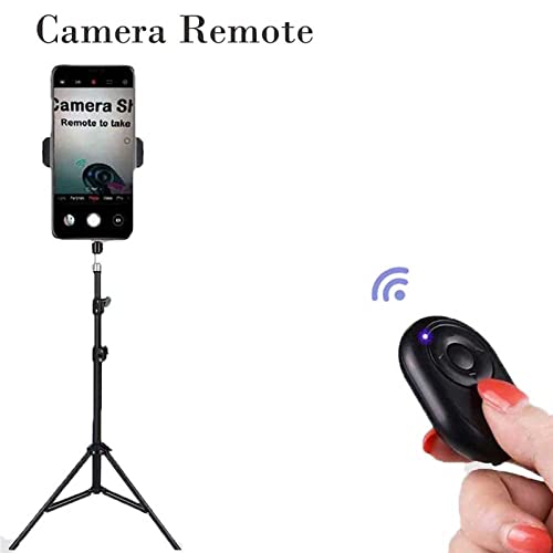 Bluetooth Page Turner Remote for iPhone - Bluetooth Camera Remote,Tiktok Remote and Powerpoint Remote Clicker for iPad (Black)