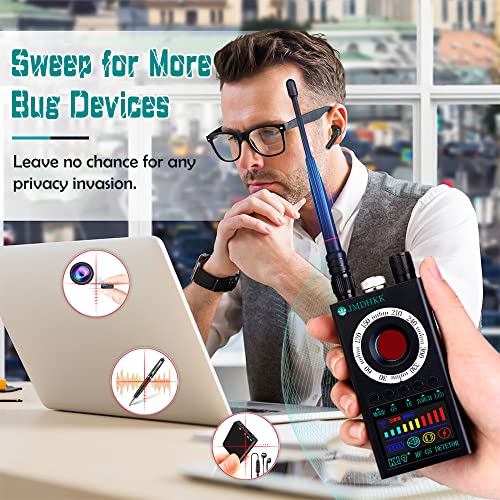 JMDHKK Hidden Camera detectors,Bug detectors, Anti spy Detector,Portable rf Scanner, Camera Finder for Listening Device GPS Tracker Hidden Camera in Office or Hotel or Business Meeting or car