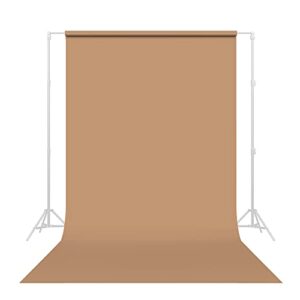 savage seamless paper photography backdrop – color #76 mocha, size 86 inches wide x 36 feet long, backdrop for youtube videos, streaming, interviews and portraits – made in usa