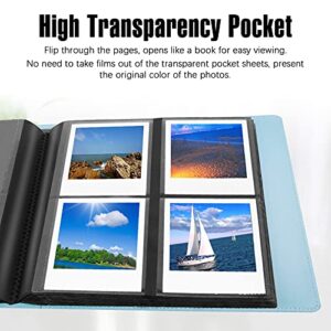 192 Pockets Photo Album for Fujifilm Instax Wide 300 Camera, Polaroid 600 i-Type Film Album, Extra Large Picture Albums for Polaroid Now OneStep2 OneStep+ Instant Camera, POP Lab Print Camera (Blue)