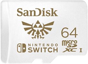sandisk 64gb microsdxc card licensed for nintendo-switch – sdsqxat-064g-gnczn