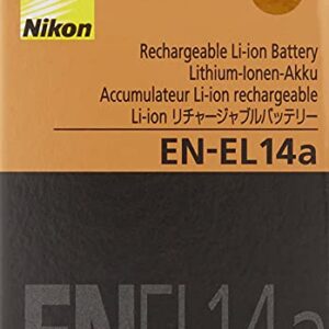 Nikon 27126 EN-EL 14A Rechargeable Li-Ion Battery (Grey)