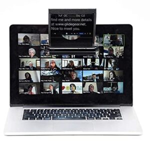 Little Prompter, The Original Compact Personal Teleprompter for Video Production. No Studio Required. Perfect for DSLRs, Webcams, and Built-in Laptop Cameras. Use with iOS or Android.