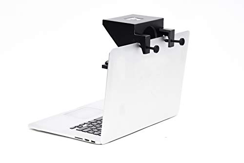 Little Prompter, The Original Compact Personal Teleprompter for Video Production. No Studio Required. Perfect for DSLRs, Webcams, and Built-in Laptop Cameras. Use with iOS or Android.