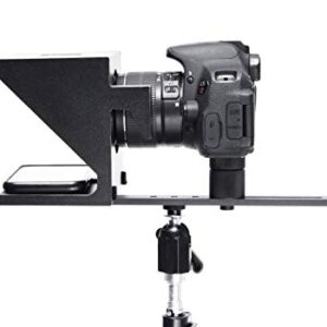 Little Prompter, The Original Compact Personal Teleprompter for Video Production. No Studio Required. Perfect for DSLRs, Webcams, and Built-in Laptop Cameras. Use with iOS or Android.