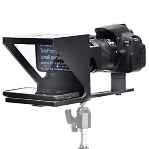 Little Prompter, The Original Compact Personal Teleprompter for Video Production. No Studio Required. Perfect for DSLRs, Webcams, and Built-in Laptop Cameras. Use with iOS or Android.