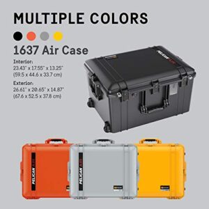 Pelican Air 1637 Case No Foam - Silver