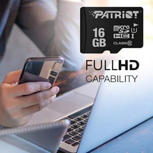 Patriot LX Series Micro SD Flash Memory Card 16GB - 5 Pack