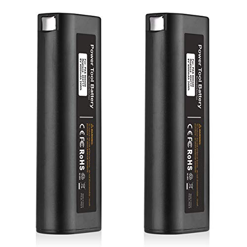 Abaige 2-Pack 4000mAh 6V Battery Compatible with Paslode 404717 B20544E BCPAS-404717 404400 900400 900420 900600 901000 902000 B20720 CF-325 IM200 F18 IM250 IM250A IM350A IM350CT PS604N, Ni-MH