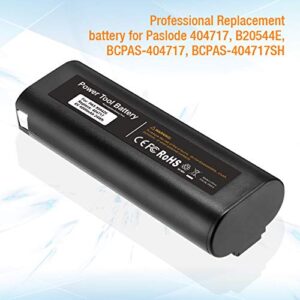 Abaige 2-Pack 4000mAh 6V Battery Compatible with Paslode 404717 B20544E BCPAS-404717 404400 900400 900420 900600 901000 902000 B20720 CF-325 IM200 F18 IM250 IM250A IM350A IM350CT PS604N, Ni-MH