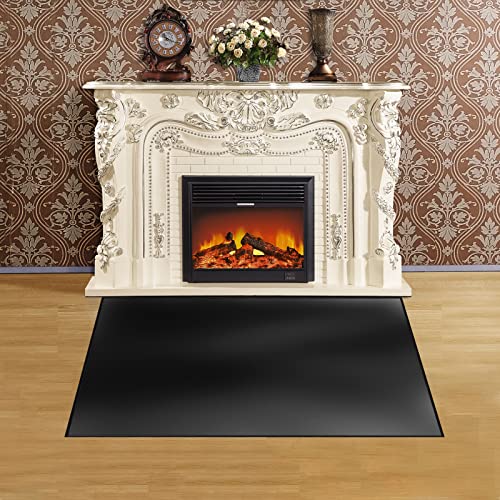 Under Grill Mats for Outdoor Grill, 50'' X 36'' Rectangle Fire Pit Mat for Fireproof Oil-Proof, Grill Mat for Outdoor Grill Deck Protector, Water-Proof Heat Proof Grill Pad for Patio BBQ