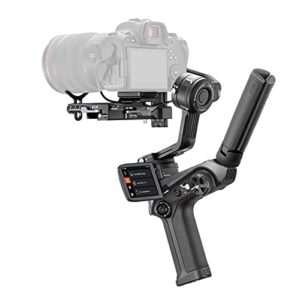 zhiyun weebill 2, 3-axis gimbal stabilizer for dslr and mirrorless camera, nikon sony panasonic canon fujifilm bmpcc 6k, full-color touchscreen, pd fast charge