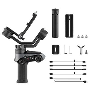 ZHIYUN Weebill 2, 3-Axis Gimbal Stabilizer for DSLR and Mirrorless Camera, Nikon Sony Panasonic Canon Fujifilm BMPCC 6K, Full-Color Touchscreen, PD Fast Charge