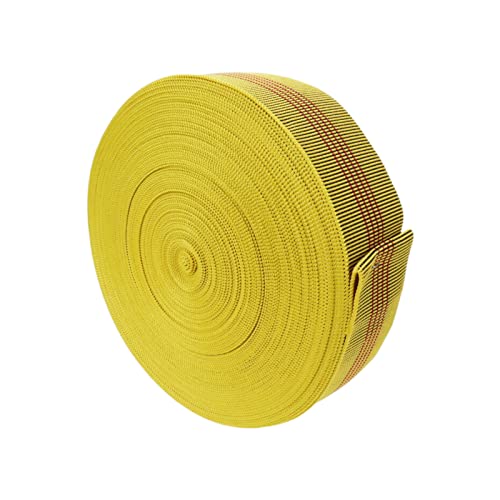 UTALIND Sofa Elastic Webbing Repair Sagging Couch, Chair, Lawn,and Patio Furniture, DIY Upholstery 2.8 Inch Wide x 98.4 Ft Long(Yellow)
