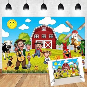 farm baby theme birthday party red barn door photography background shower party children’s birthday party decoration photography background props…