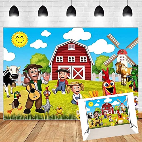 Farm Baby Theme Birthday Party red barn Door Photography Background Shower Party Children's Birthday Party Decoration Photography Background Props…