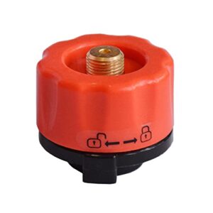 shamjina cylinder canister valve camping stove connector accessory tank conversion head auto off gas tank adapter converter for bbq garden hiking