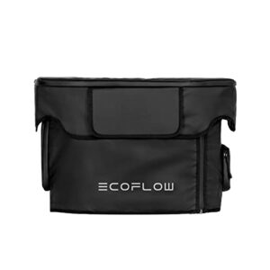 ef ecoflow delta max (1600 & 2000) protective cover, waterproof, dustproof cover, velcro easy access design for outdoor or indoor use