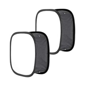 neewer 2 packs led light panel softbox for 660/530/480 led light – outer 16.3” x 6.5”, inner 9.8” x 8.7”, foldable light diffuser with strap attachment for photo studio portrait video shooting