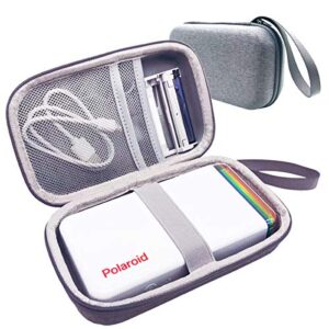 hard carrying case for polaroid hi-print 9046 bluetooth connected 2×3 pocket photo printer, travel case storage for polaroid hi-print and 2×3 paper cartridge(case only)