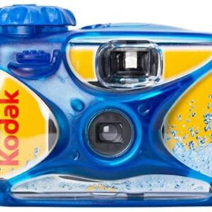 Kodak Sport Waterproof Single Use Camera with Floating Strap and Cloth