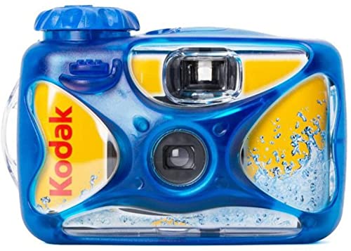 Kodak Sport Waterproof Single Use Camera with Floating Strap and Cloth