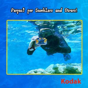 Kodak Sport Waterproof Single Use Camera with Floating Strap and Cloth