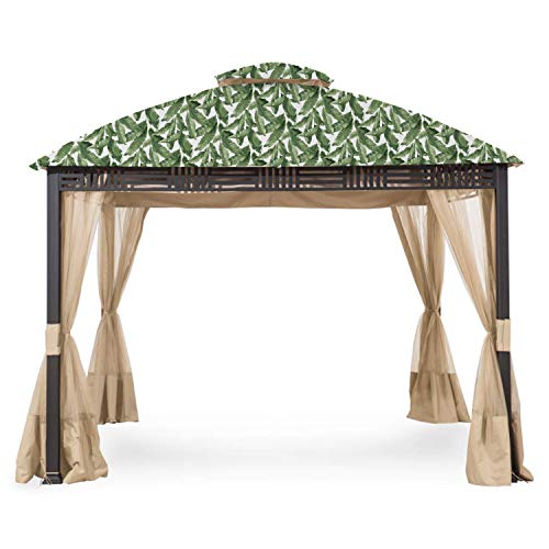 Garden Winds Replacement Canopy Top Cover for Westbrook Gazebo Gazebo - 350 - Palm