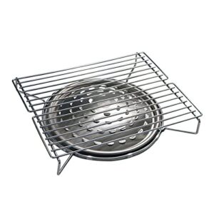 gralara gas stoves stand rack stainless steel grate cooking pot holder bracket home garden gas stoves shelf bbq rack portable mini camping grill