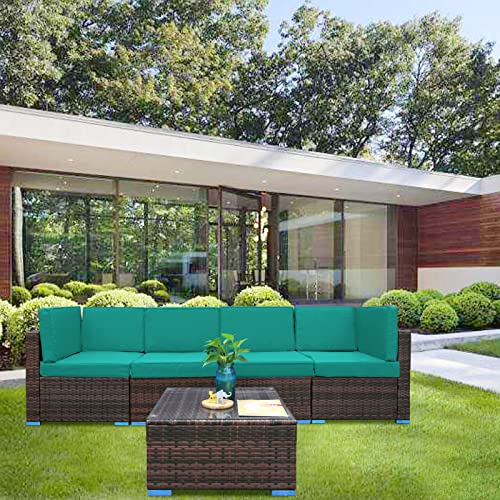 Outdoor Cushion Slipcovers, Water-Resistant Outdoor Patio Cushion Covers Replacement, Anti-Slip Cushion Covers for Patio Furniture with Invisible Zipper(Covers Only)