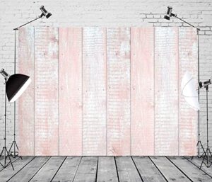 beleco 7x5ft fabric wood backdrop light pink colored wood planks texture photography backdrop for birthday party baby shower boy girl product photoshoot pets photo background props