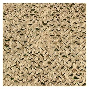 Outdoor Camouflage Net, Sunscreen Camo Netting, for Military, Hunting, Garden, Pergola, Patio, Party Decoration, Shade Netting, Car Cover, Camouflage Netting - Dark Brown (Size : 5x5m)