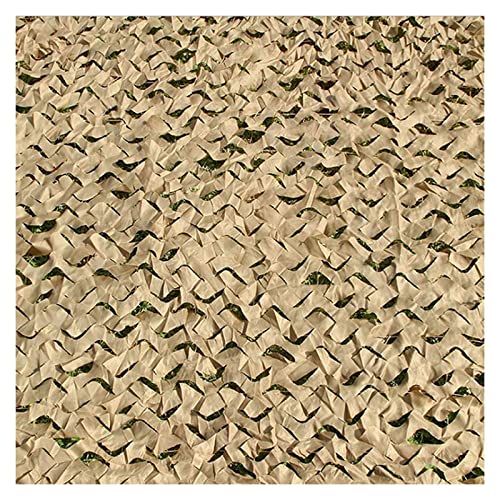 Outdoor Camouflage Net, Sunscreen Camo Netting, for Military, Hunting, Garden, Pergola, Patio, Party Decoration, Shade Netting, Car Cover, Camouflage Netting - Dark Brown (Size : 5x5m)
