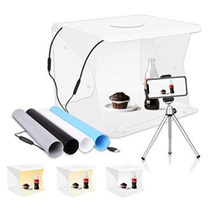 Upgrade Emart 14" x 16" Photography Table Top Light Box 104 LED Portable Photo Studio Shooting Tent