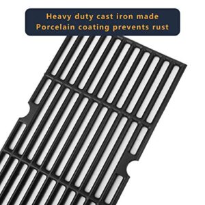 DcYourHome Matte Cast Iron Grill Cooking Grate for Charbroil 463420508, 463420509, 463420511, 463436213, 463436214, 463436215, 463440109, 463441312, 463441514, 463461613 Gas Grills Grid, 16 7/8"