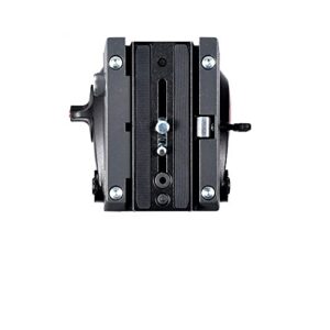 Manfrotto MVH500AH, Lightweight Fluid Video Head with Flat Base, Sliding Plate for Rapid Camera Connection, Supports Multiple Tripods