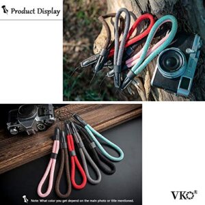 VKO Soft Camera Wrist Strap Compatible with Sony ZV-1 RX100 RX100II RX100III RX100IV RX100V G5XII G7X G7XII G7XIII G9X G9XII GR GRII GRIII Hand Strap Black