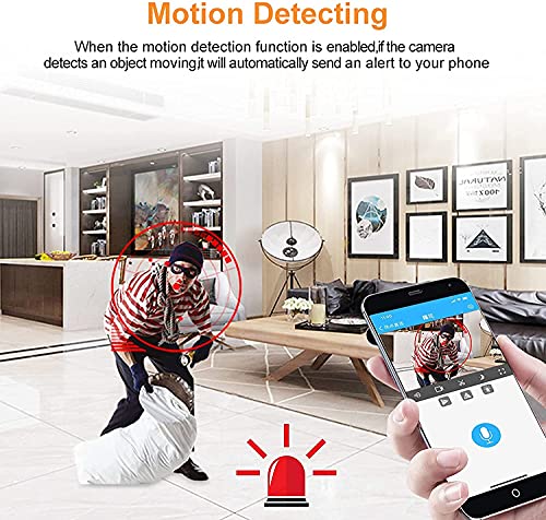 BAIDREN 2022 Upgrade -1080P HD WiFi Security Camera, Indoor Surveillance Camera with Audio and Video, for Home Office Indoor Outdoor Security-A003