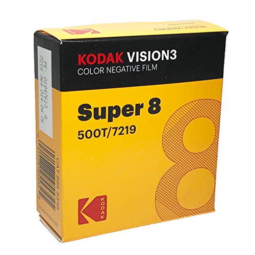 Kodak Super 8 Color Negative VISION3 500T 7219/50' Cartridge