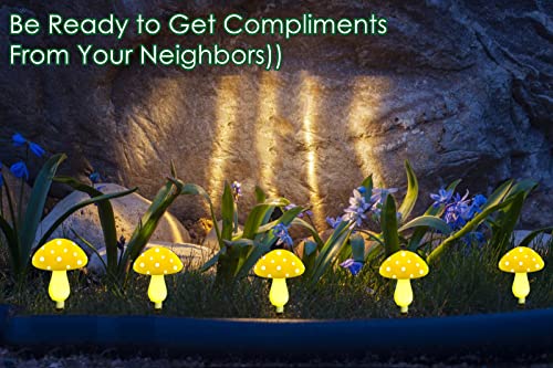 HULPPRE Solar Mushroom Lights