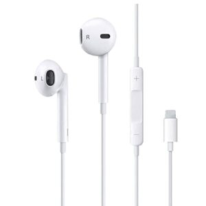 light^ing iphone wired earbuds earphone headphones built-in volume control & microphone headset compatible with apple iphone 14/13/12/11 pro max xs/xr/x/7/8 plus plug and play
