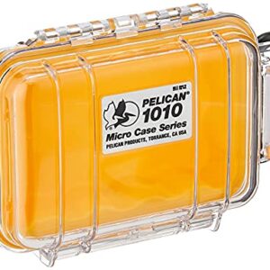 Pelican 1010 Micro Case (Yellow/Clear)