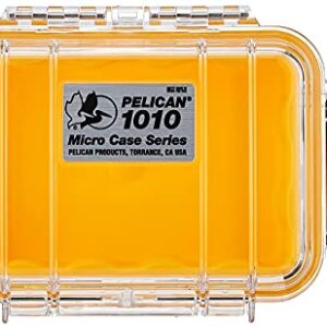 Pelican 1010 Micro Case (Yellow/Clear)