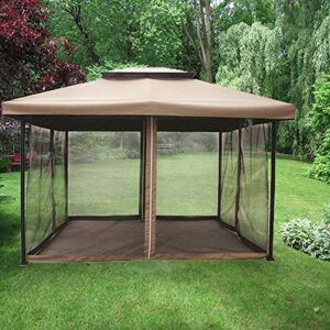 Garden Winds Bond 9 x 11 Gazebo Replacement Canopy Top Cover - RipLock 350